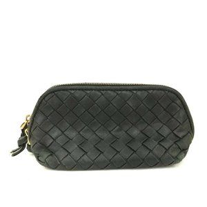 007115D Bottega Veneta Coin Case Intrecciato Lambskin